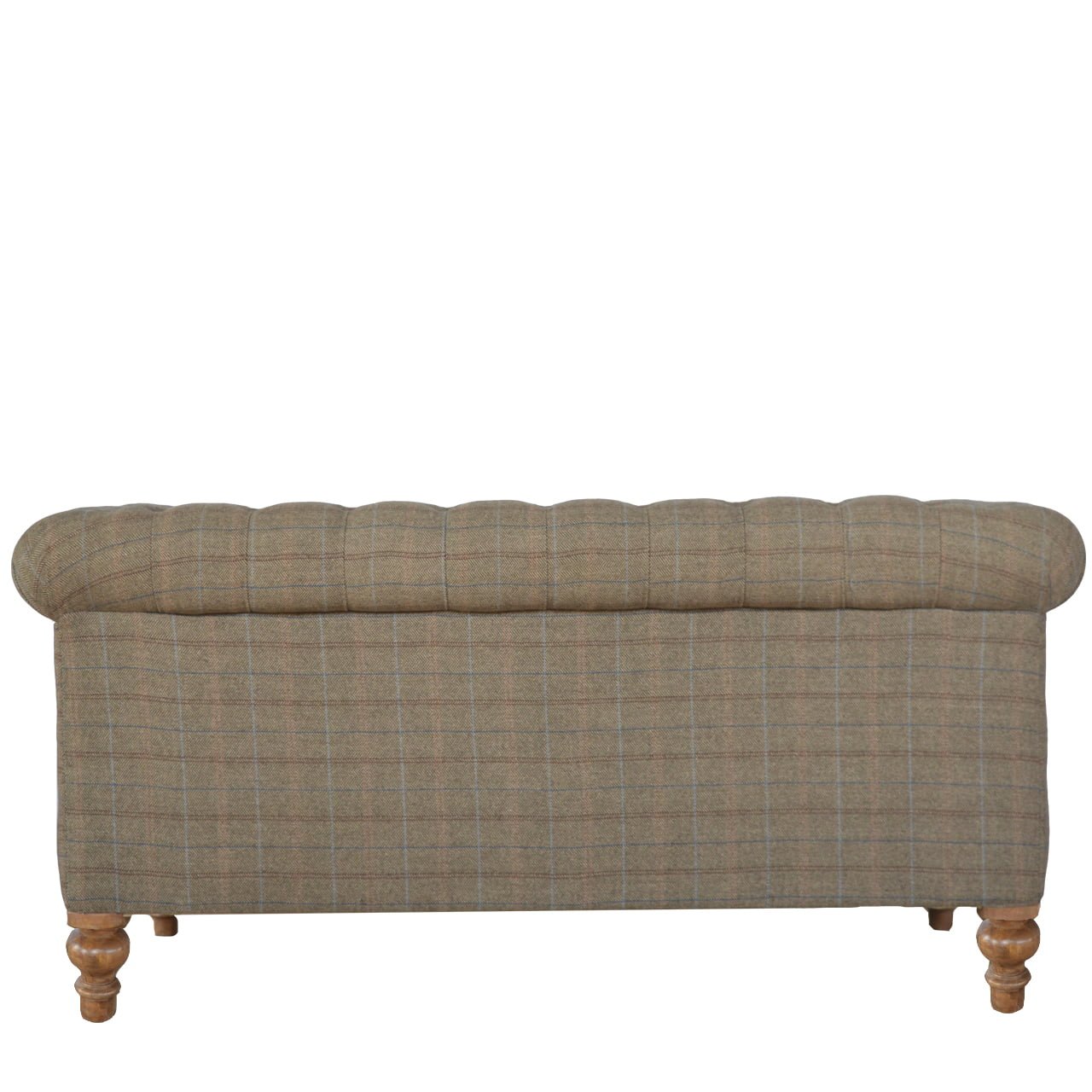 Multi Tweed 2 Seat Chesterfield - L80 x W150 x H76 cm - Image 9