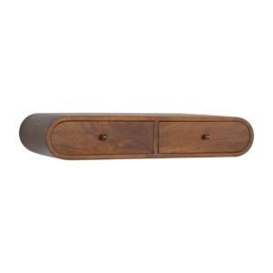 Floating Chestnut London Console - L32 x W80 x H15 cm