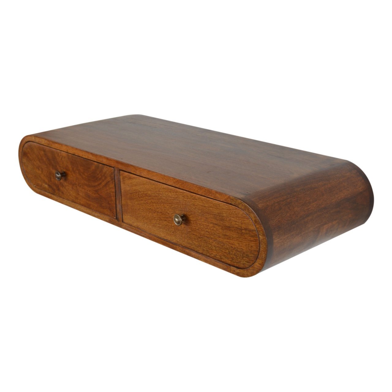 Floating Chestnut London Console - L32 x W80 x H15 cm - Image 3