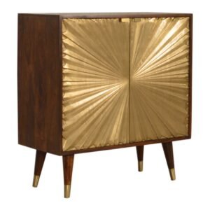 Manila Gold Cabinet - L35 x W75 x H80 cm