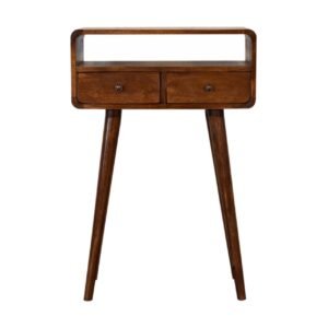 Mini Chestnut Console Table - L30 x W60 x H90 cm