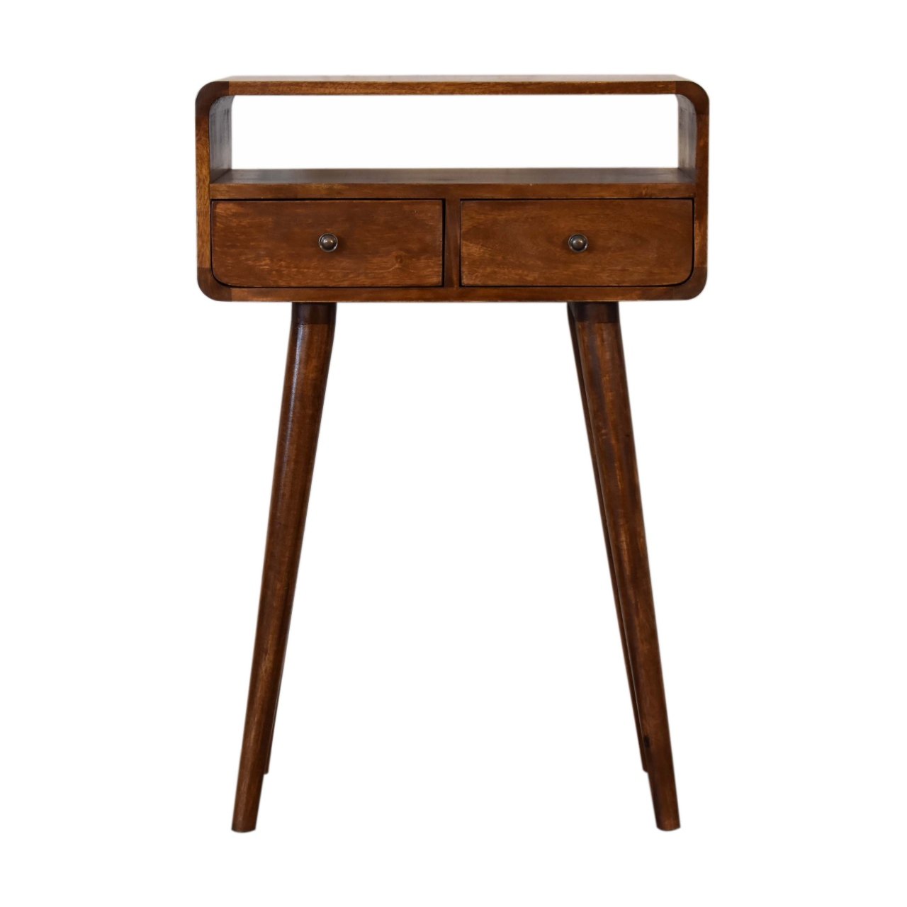 Mini Chestnut Console Table - L30 x W60 x H90 cm