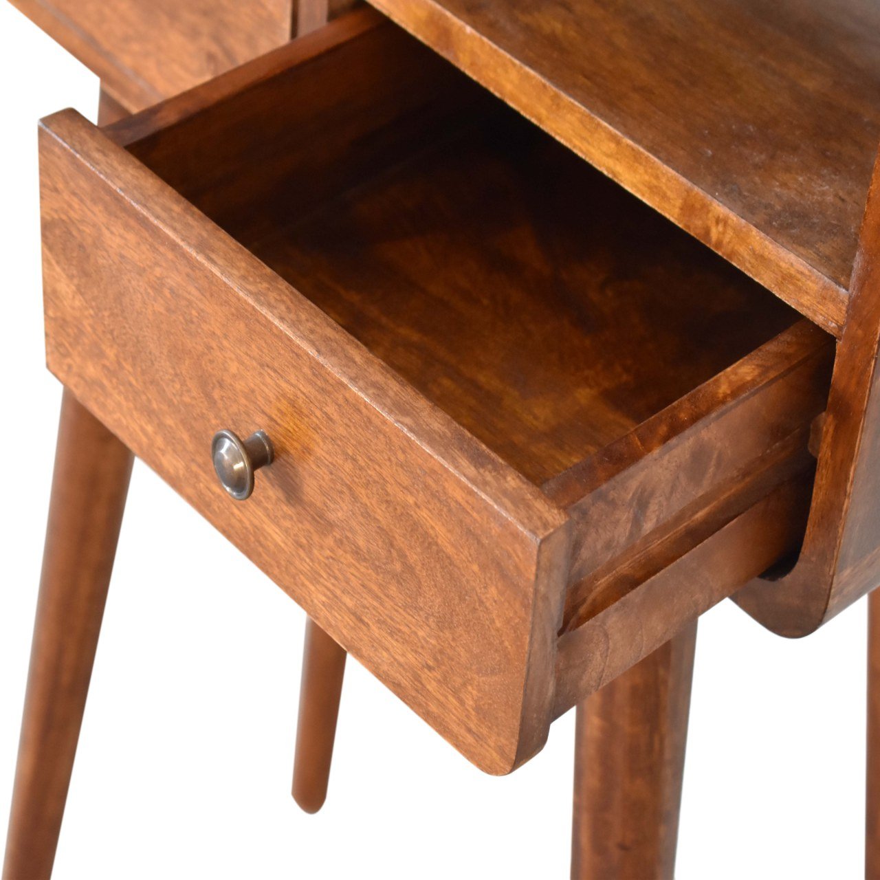 Mini Chestnut Console Table - L30 x W60 x H90 cm - Image 7