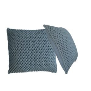 Myra Cushion Set of 2 - Blue - L45 x W45 x H15 cm