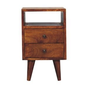 Mini Classic Chestnut Bedside - L30 x W30 x H50 cm