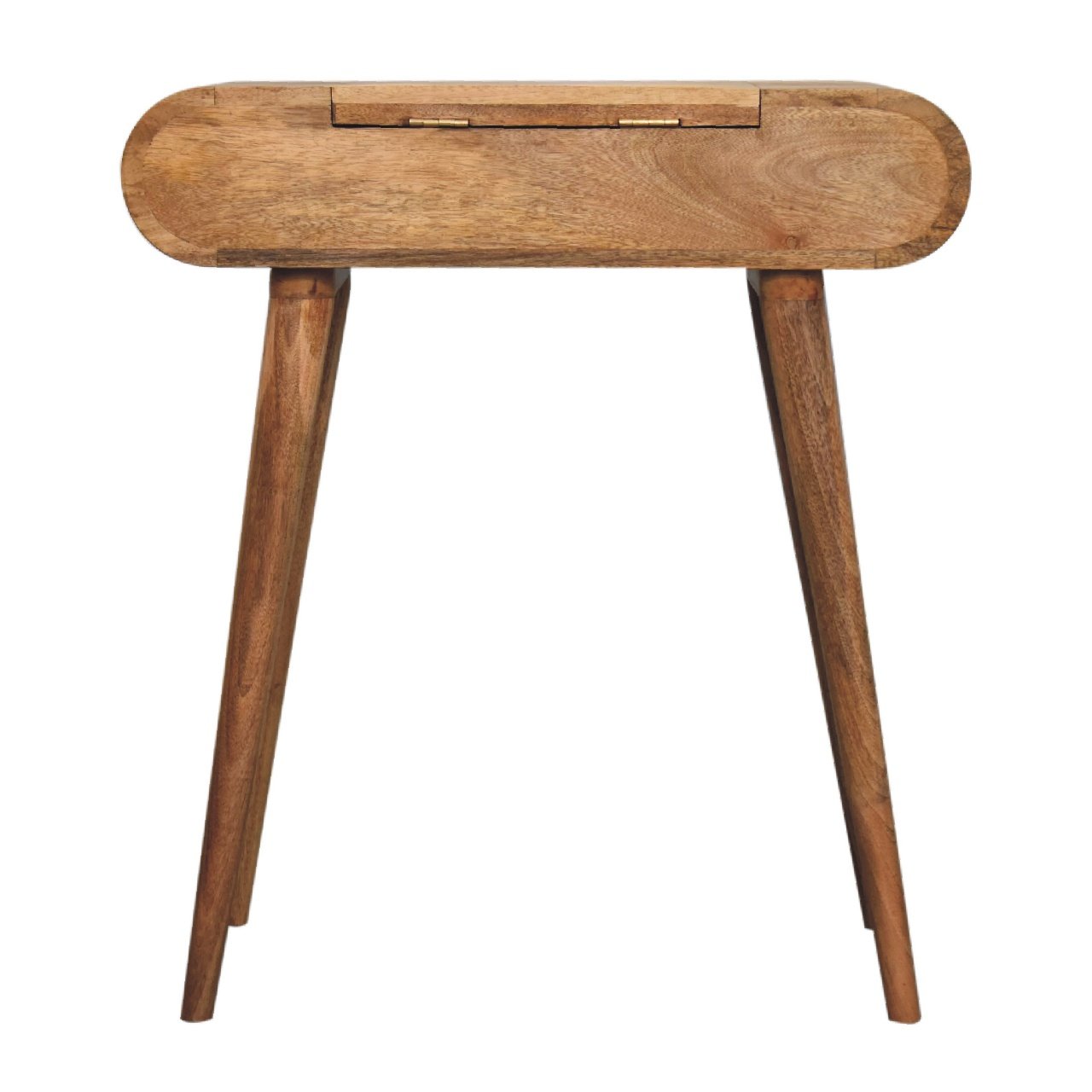 Mini Oak-ish Round Dressing Table - L35 x W70 x H79 cm - Image 10