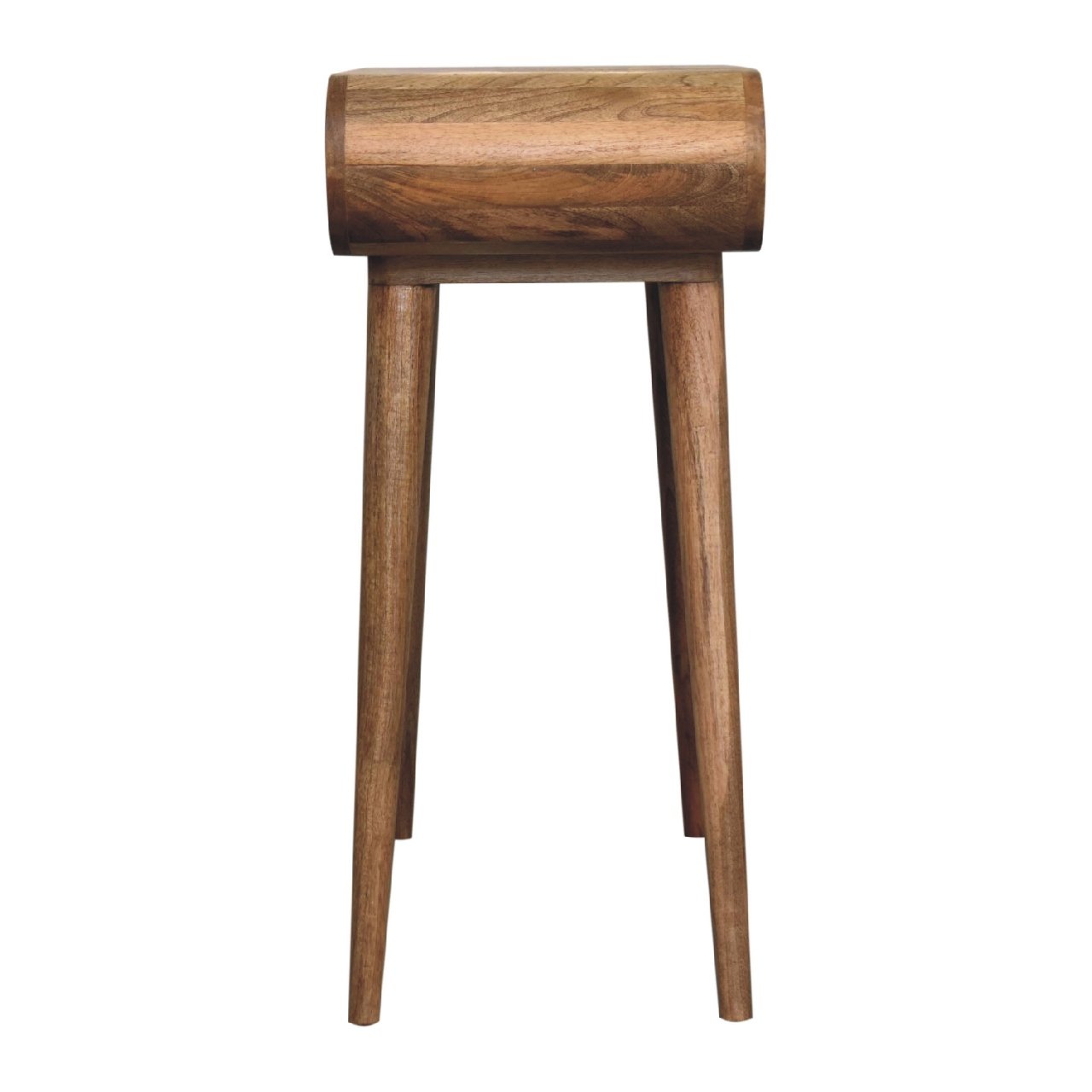 Mini Oak-ish Round Dressing Table - L35 x W70 x H79 cm - Image 9
