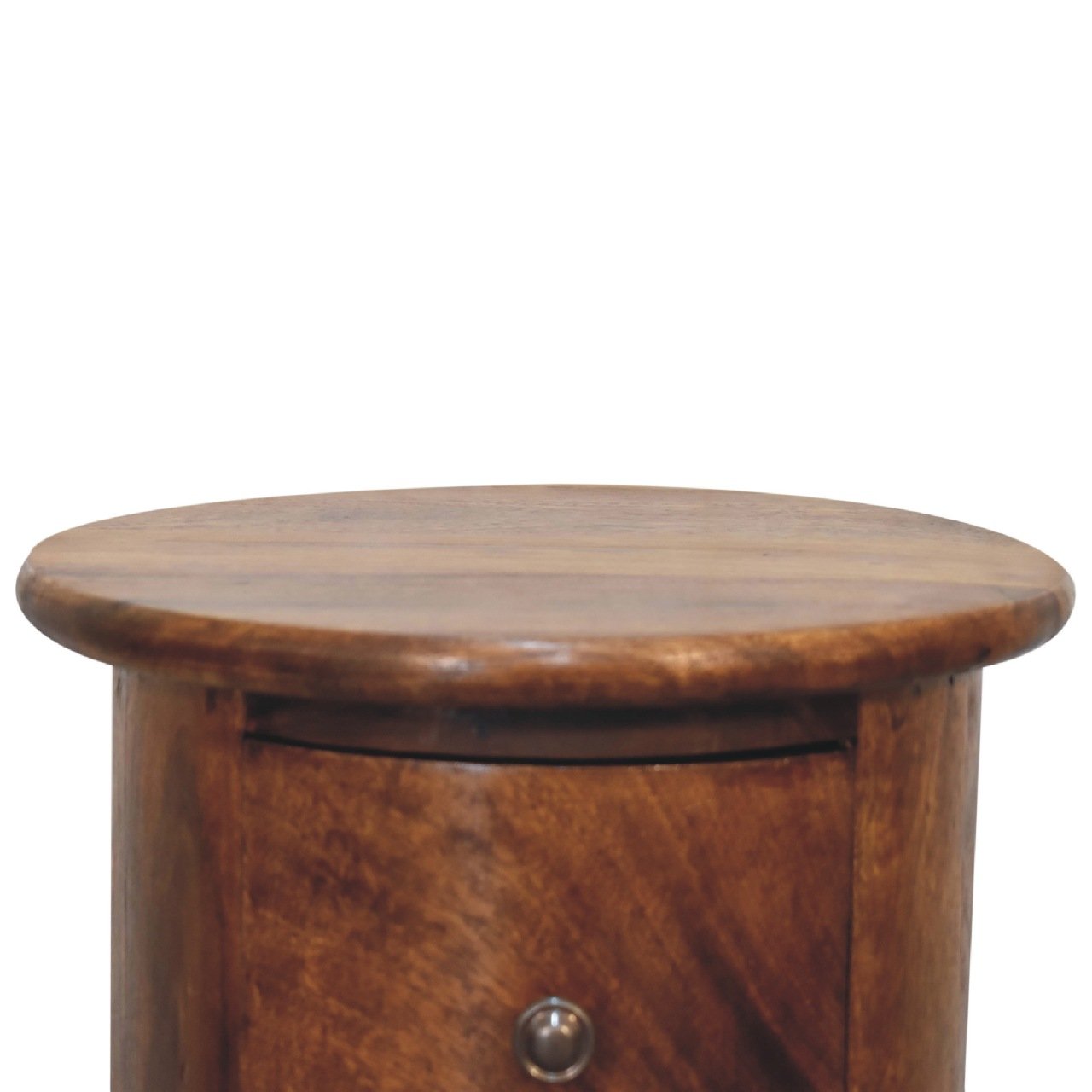 Mini Chestnut Drum Chest - L32 x W32 x H50 cm - Image 3