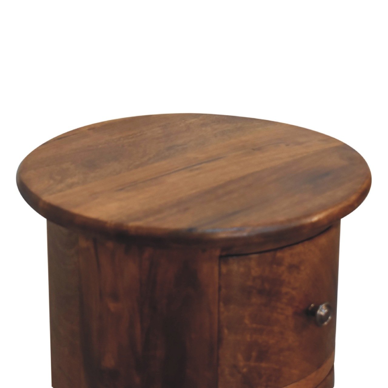 Mini Chestnut Drum Chest - L32 x W32 x H50 cm - Image 4