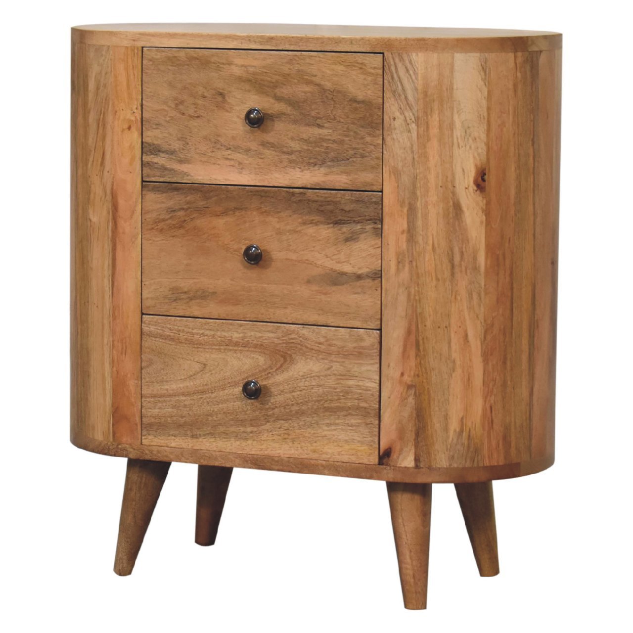 Mini Oak-ish Cabinet - L30 x W60 x H65 cm - Image 2