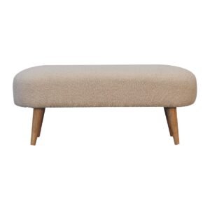 Boucle Hallway Bench - L32 x W92 x H38 cm