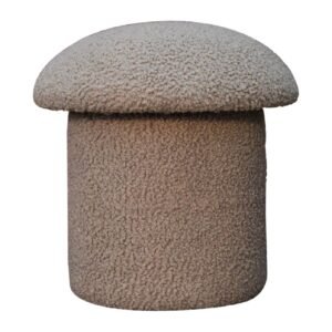 Mud Boucle Mushroom Footstool - L44 x W44 x H45 cm