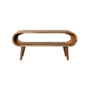 Amaya Nordic Style Oak-ish Coffee Table - L35 x W90 x H40 cm