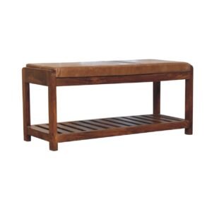 Buffalo Slatted Hallway Bench - L30 x W90 x H42 cm