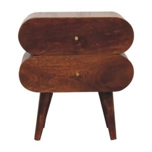 Bubble Chestnut Bedside - L35 x W45 x H50 cm