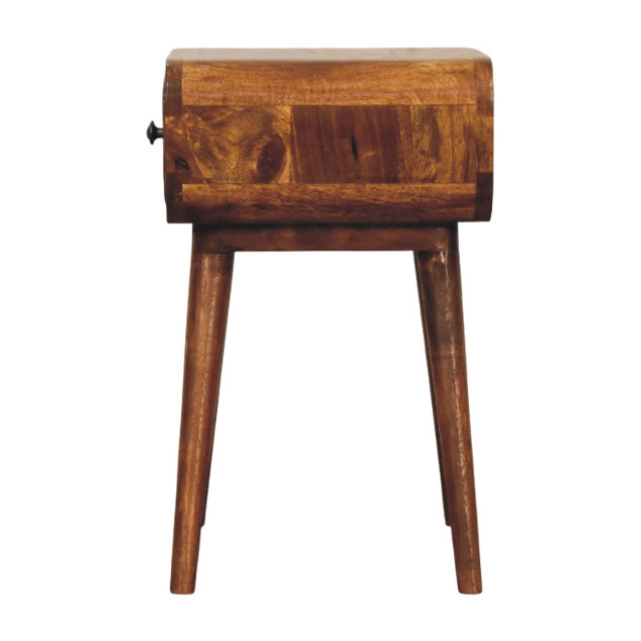 Avora Mini Chestnut Nightstand with 1 drawer - L30 x W30 x H49 cm - Image 8