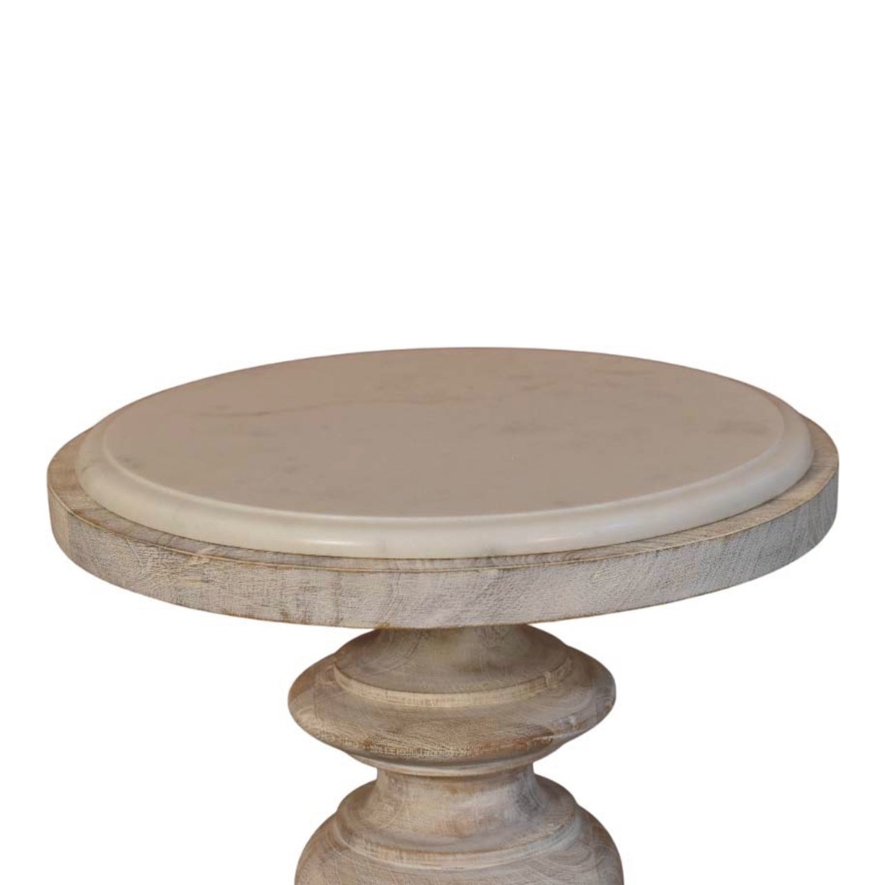 The Bellis Marble Accent Table - L38 x W38 x H60 cm - Image 3
