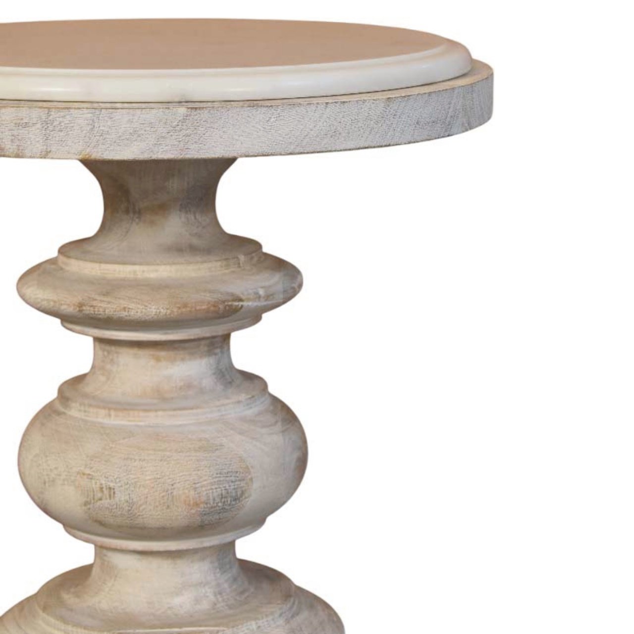 The Bellis Marble Accent Table - L38 x W38 x H60 cm - Image 6