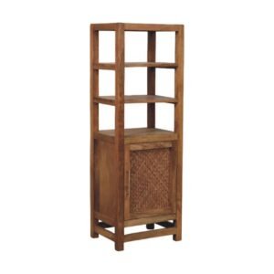 Saffron Rattan Tall Cabinet - L35 x W45 x H132 cm
