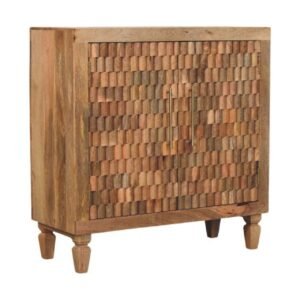Cadiz Carved Block Cabinet - L35 x W85 x H86 cm