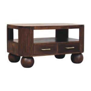 Sphere Leg Coffee Table - L55 x W85 x H46 cm