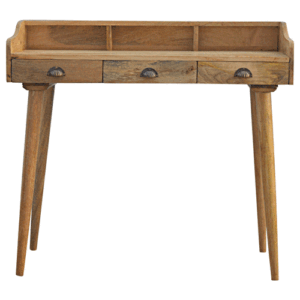 Gallery Back Shell Writing Desk - L45 x W100 x H90 cm