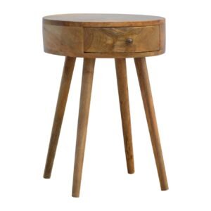 Nordic Circular Shaped Bedside - L40 x W40 x H56 cm